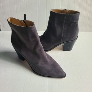 NEW 14TH &UNION braxten charcoal gray ankle bootie